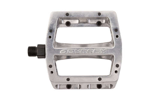 Odyssey Trailmix Looseball Pedals (Anodized Silver) available at 5150bmx.com