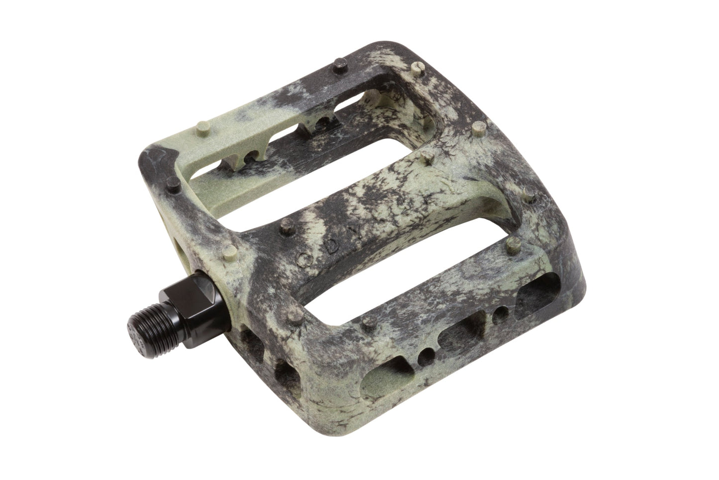 Odyssey Twisted Pro PC Pedals (Army Green/Black Swirl) available at 5150bmx.com