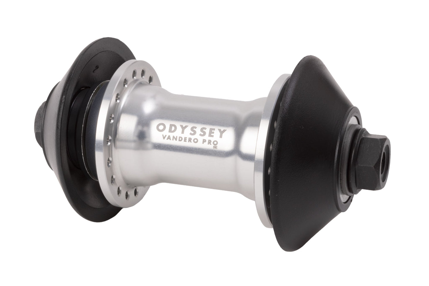 Odyssey Vandero Pro Front Hub (Anodized Silver) available at 5150bmx.com