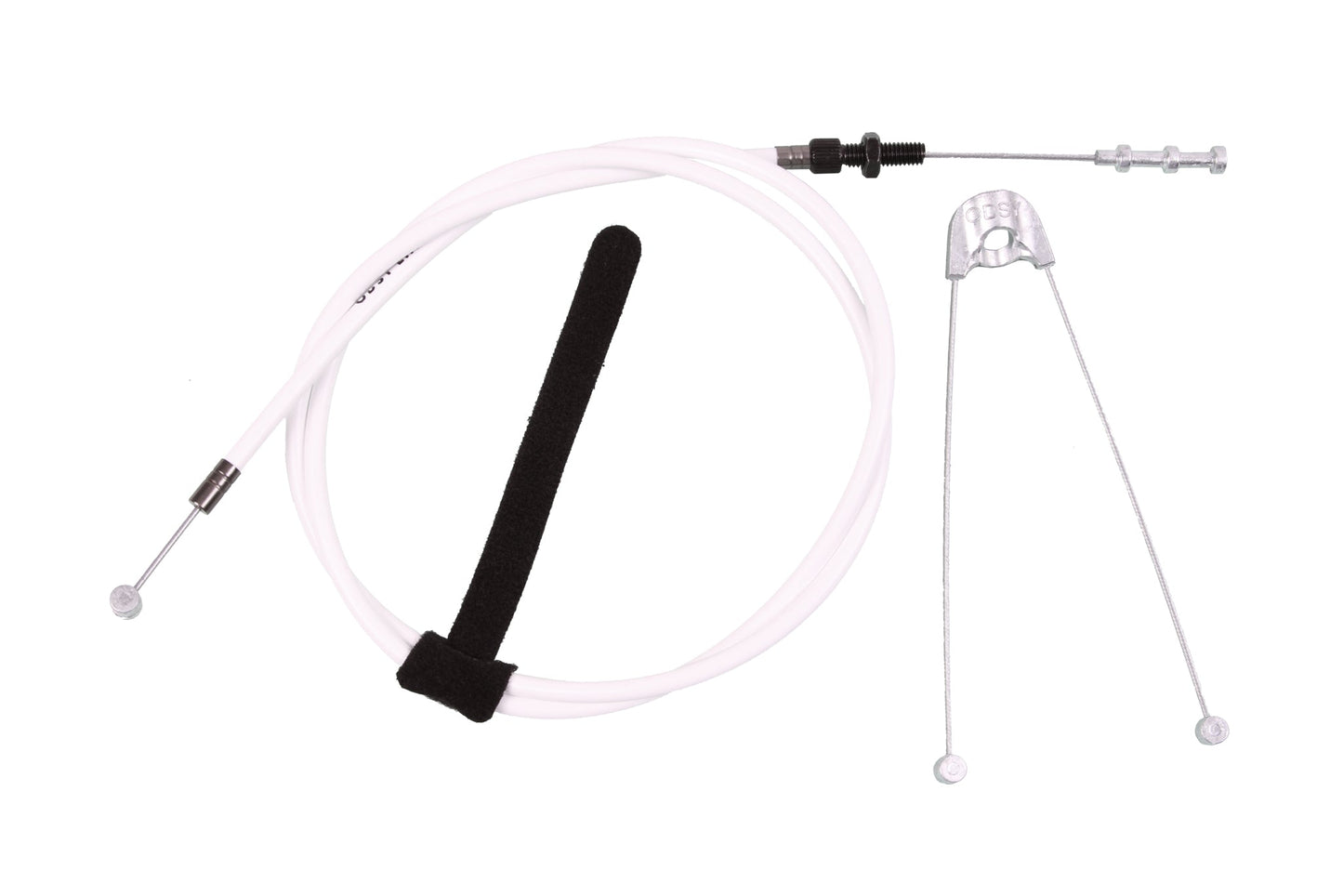 Odyssey Adjustable Linear Quik-Slic Kable® (White) - Available at 5150bmx.com