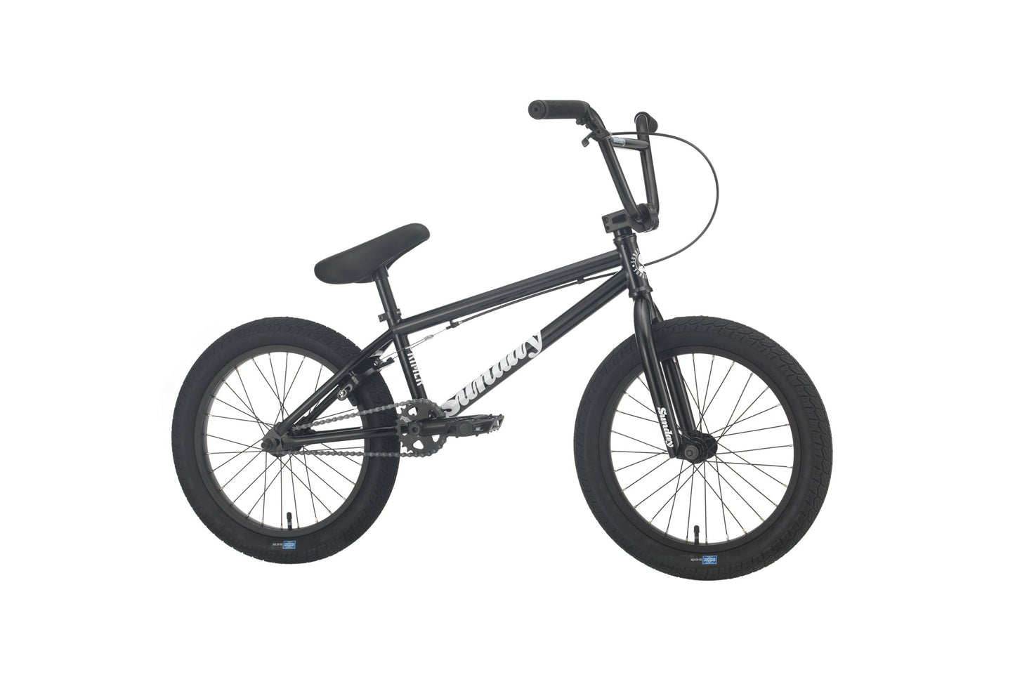 2021 Sunday Primer 18" (Gloss Black with 18.5" tt) available at 5150bmx.com