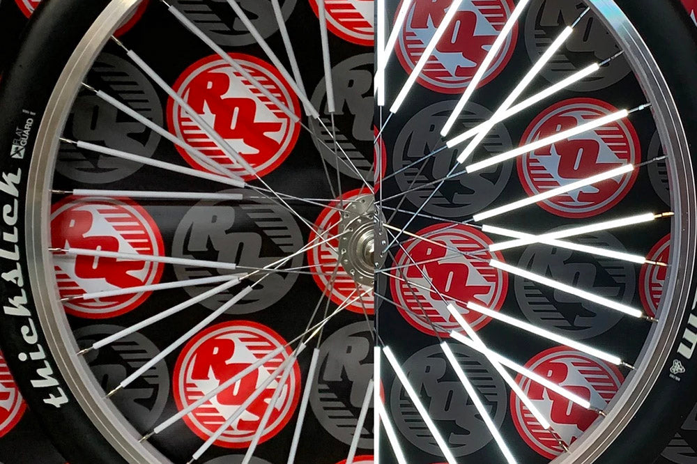 RIDE OUT SUPPLY REFLECTIVE SPOKE COVERS 40 pack available at 5150bmx.com