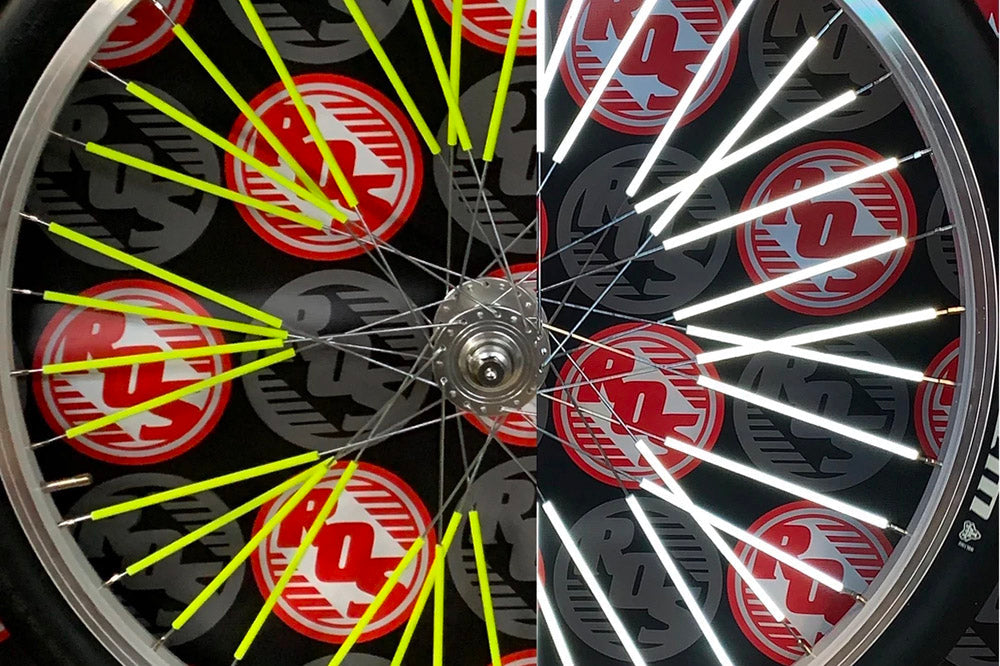 RIDE OUT SUPPLY REFLECTIVE SPOKE COVERS 40 pack available at 5150bmx.com