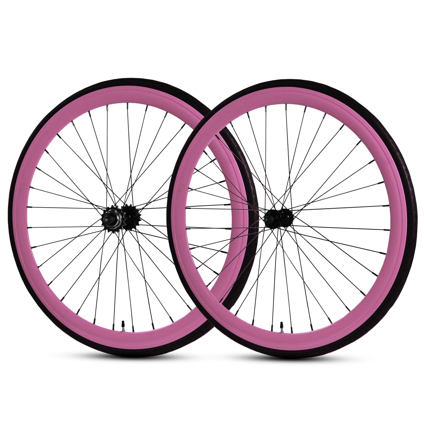 700 Wheelset- Pastel Pink available at 5150bmx.com