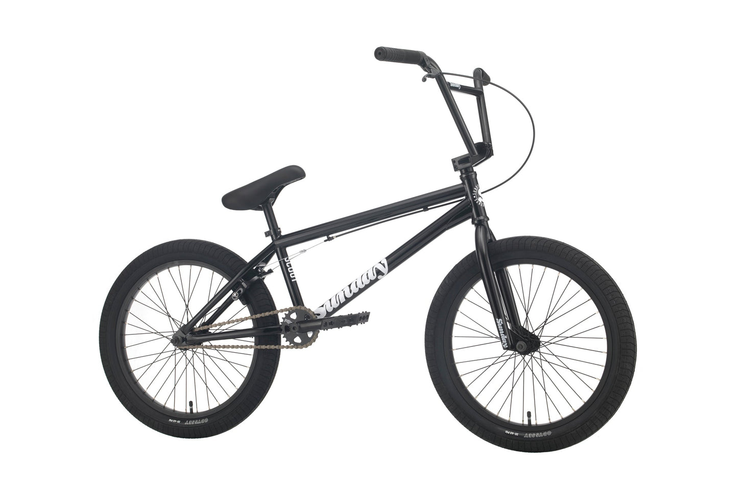2021 Sunday Scout (Gloss Black with 21" tt) available at 5150bmx.com