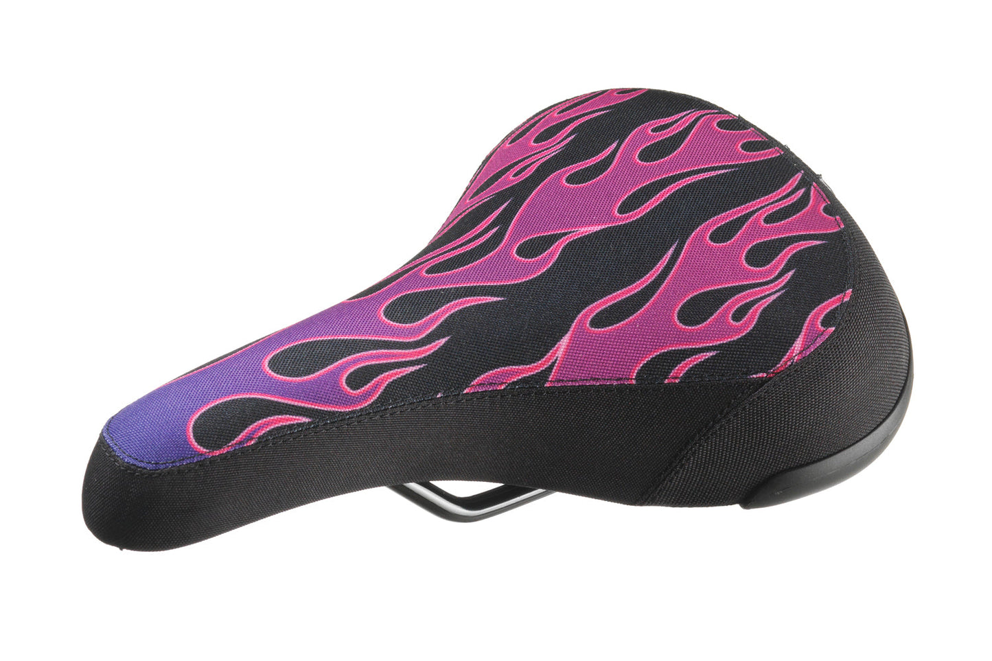 Sunday Flames Cruiser Railed Seat (Purple/Black) available at 5150bmx.com