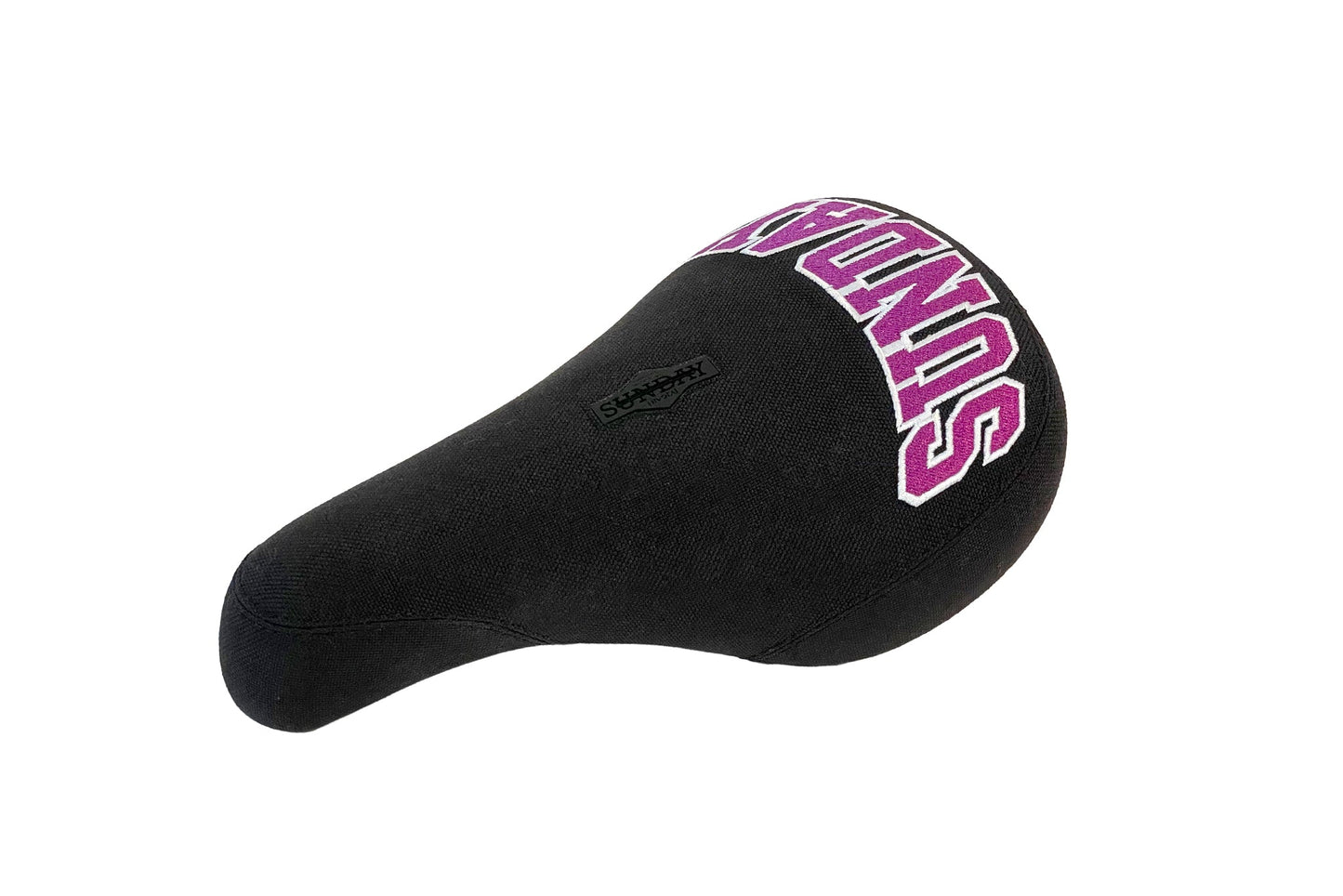 Sunday Blockhead Fat Seat (Black/Purple) available at 5150bmx.com