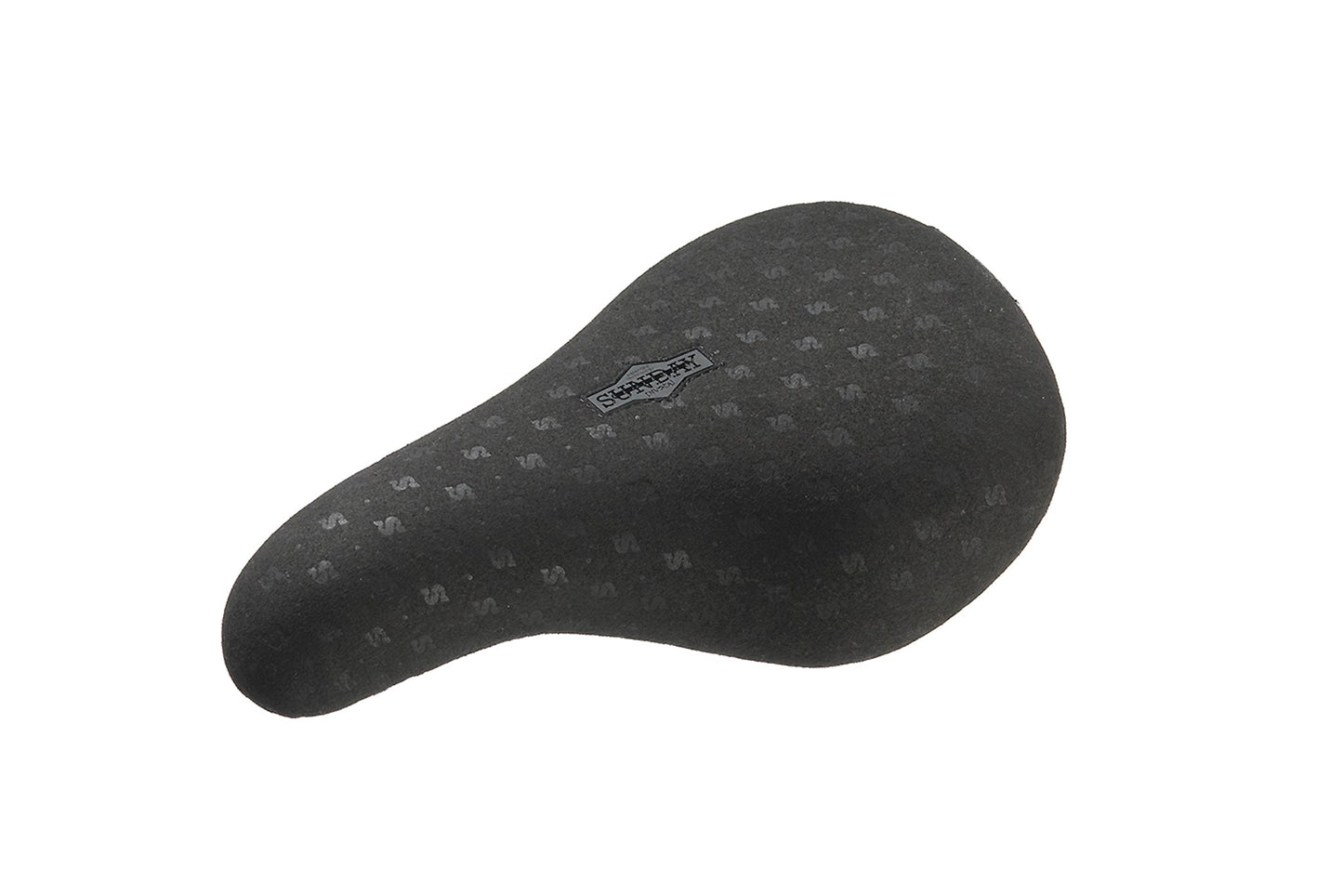 Sunday S-Badge All-Over Fat Seat (Black Suede) available at 5150bmx.com