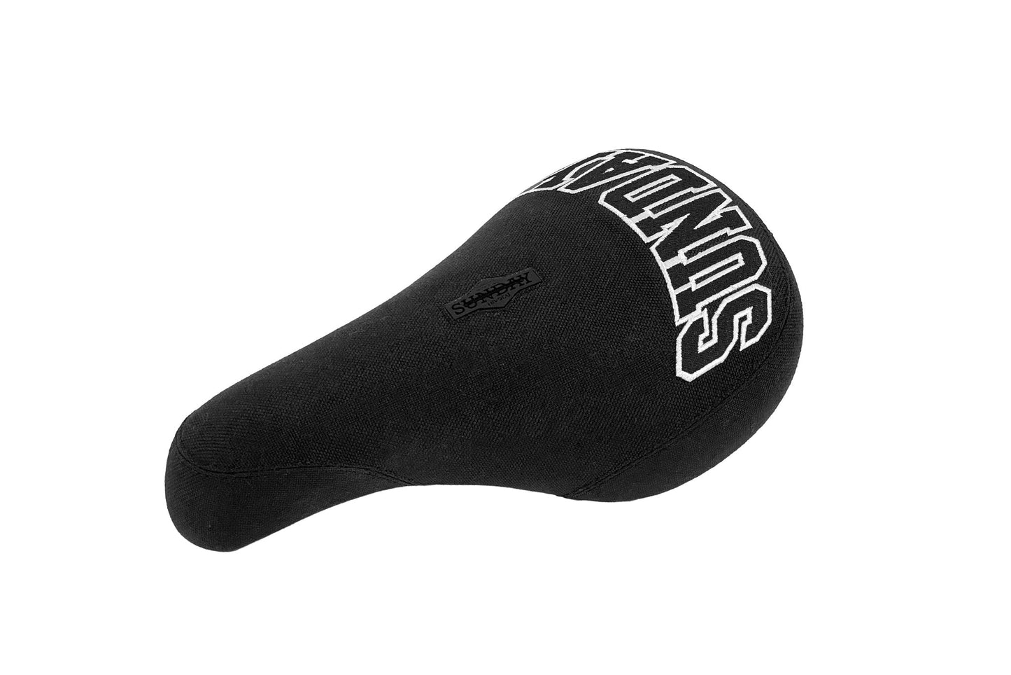 Sunday Blockhead Fat Seat (Black/White) available at 5150bmx.com