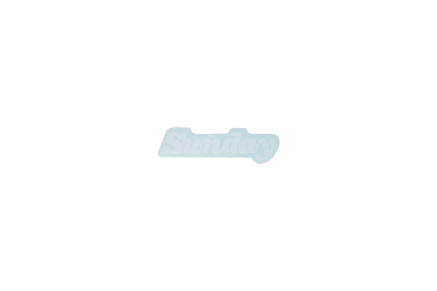 Sunday Completes Bike Stickers (White) available at 5150bmx.com