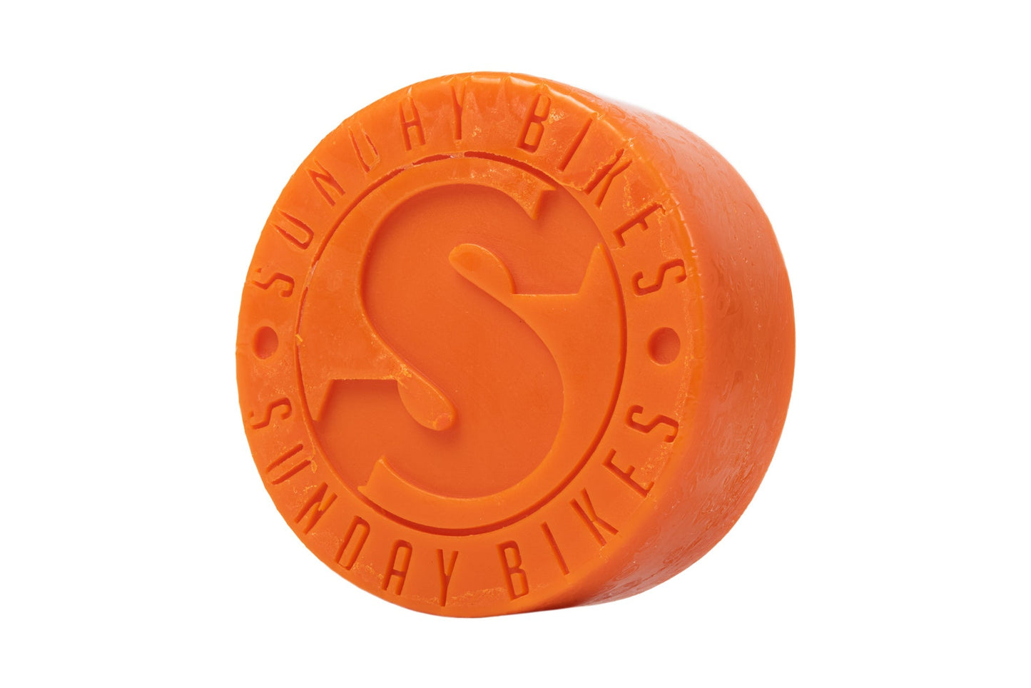 Sunday Puck Wax (Orange) available at 5150bmx.com