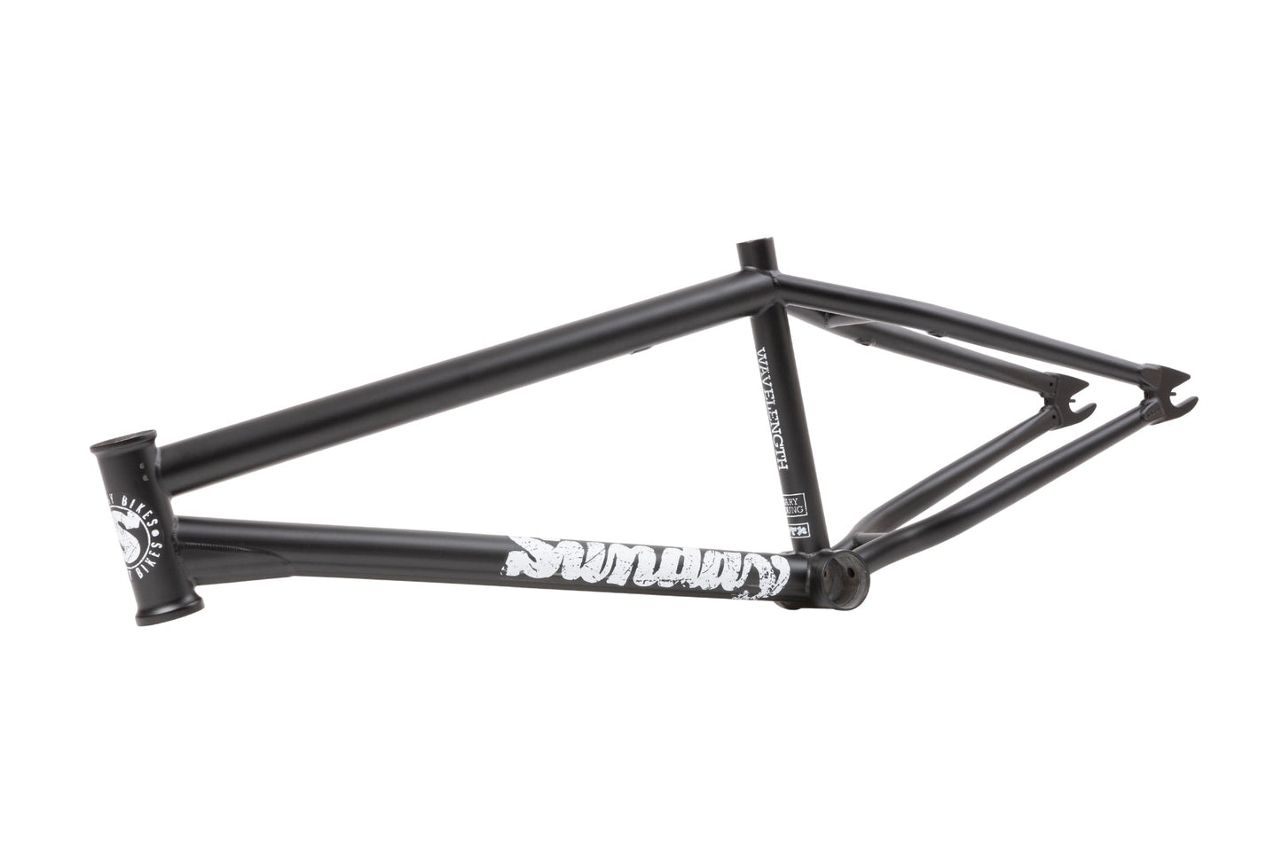Sunday Wavelength Frame (Matte Black) available at 5150bmx.com