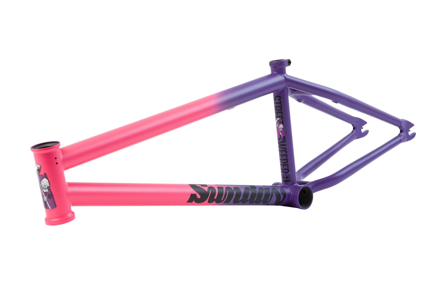 Sunday Street Sweeper Frame (Hot Pink/Purple Fade) available at 5150bmx.com