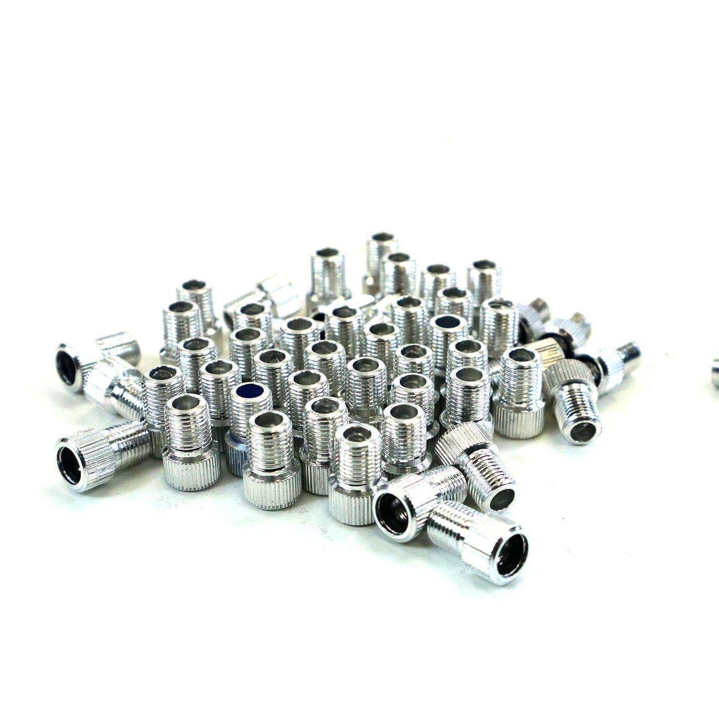 Adapter Valve - Silver 50pcs available at 5150bmx.com