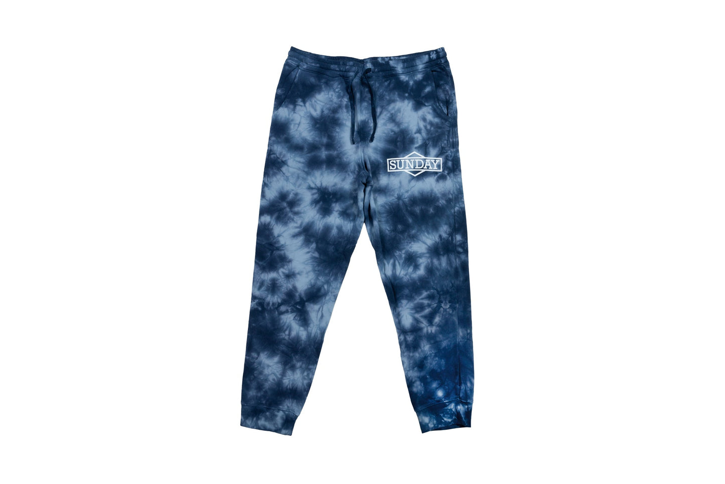 Sunday Cornerstone Sweat Pants (Tie-Dye Navy) available at 5150bmx.com