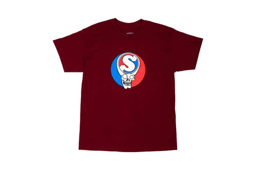 Sunday Sweep Your Face Tee (Chili with Pigment-Dyed Ink) available at 5150bmx.com