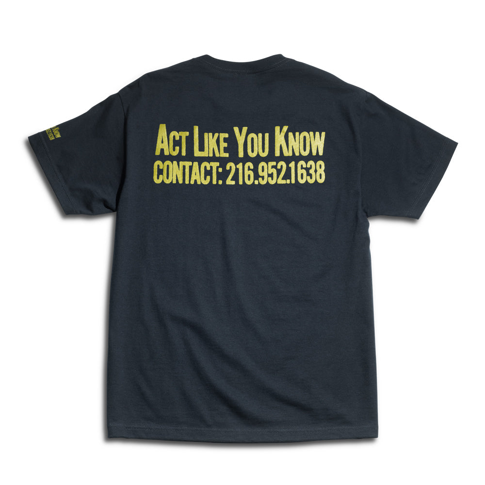 Act Like You Know / Title Case Tee available at 5150bmx.com
