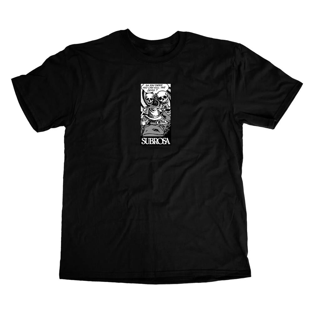 Subrosa Comic T-Shirt - Black available at 5150bmx.com