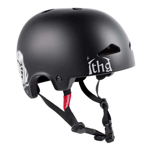 Shadow x In The Hills Gang Featherweight In-Mold Helmet - Matte Black available at 5150bmx.com