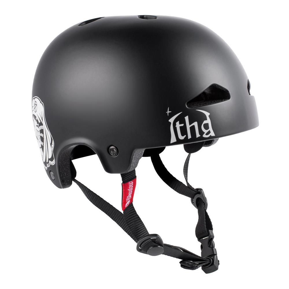 Shadow x In The Hills Gang Featherweight In-Mold Helmet - Matte Black available at 5150bmx.com