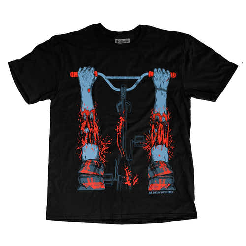 Shadow Hang On T-shirt - Black available at 5150bmx.com