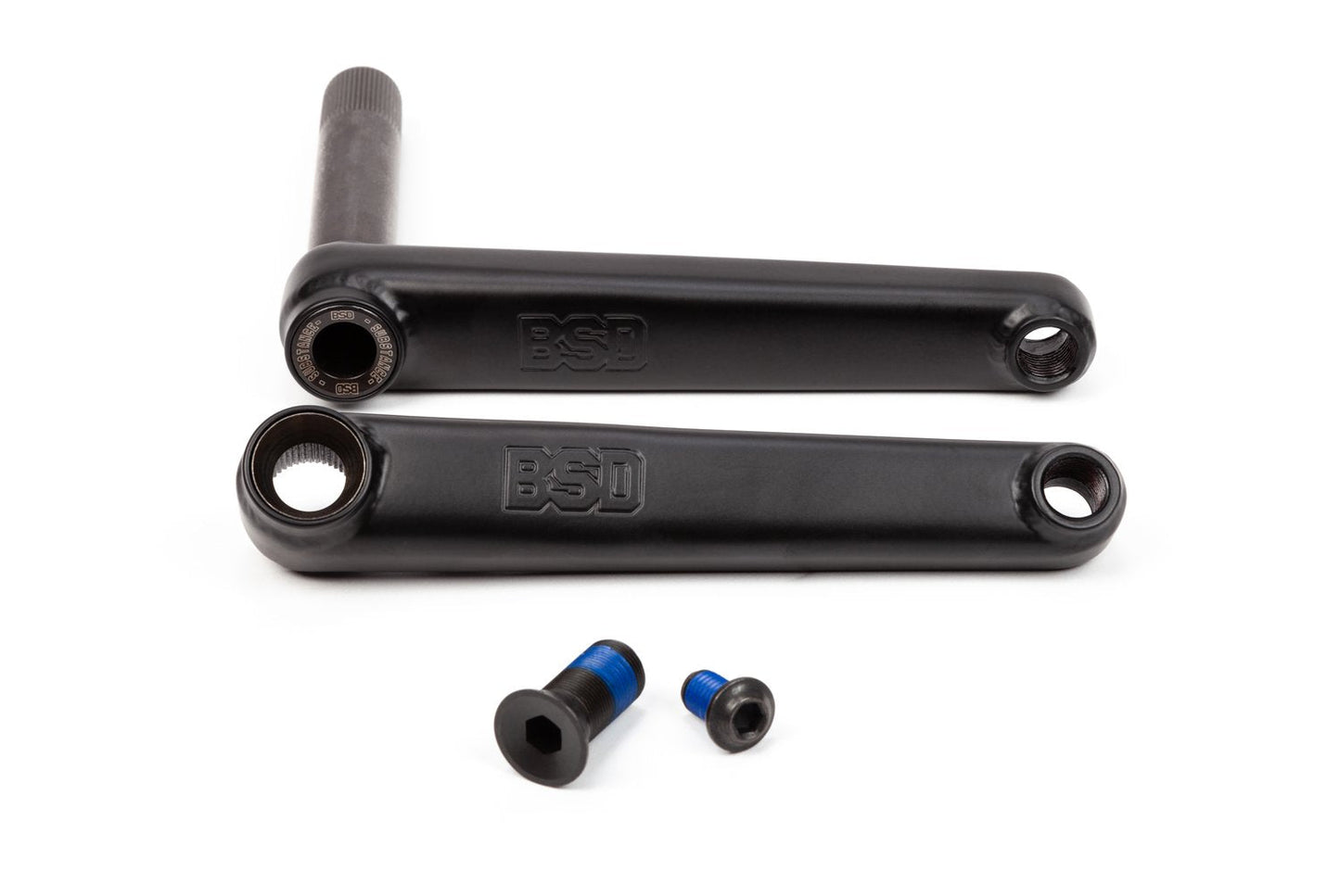 BSD Substance Cranks (Flat Black) available at 5150bmx.com