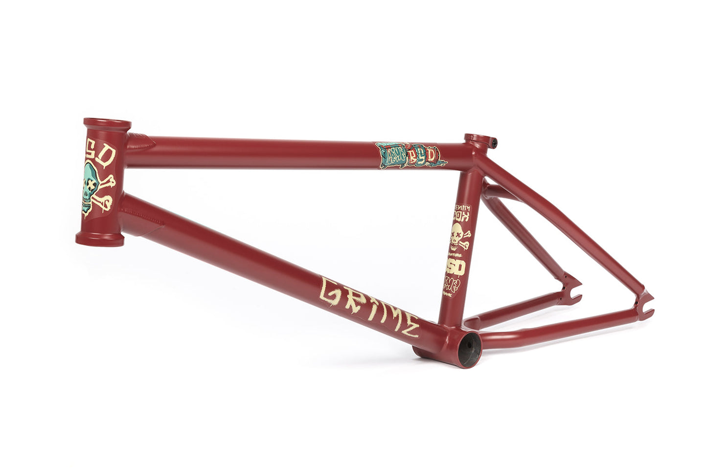 BSD Grime Frame (Rusted Red) available at 5150bmx.com