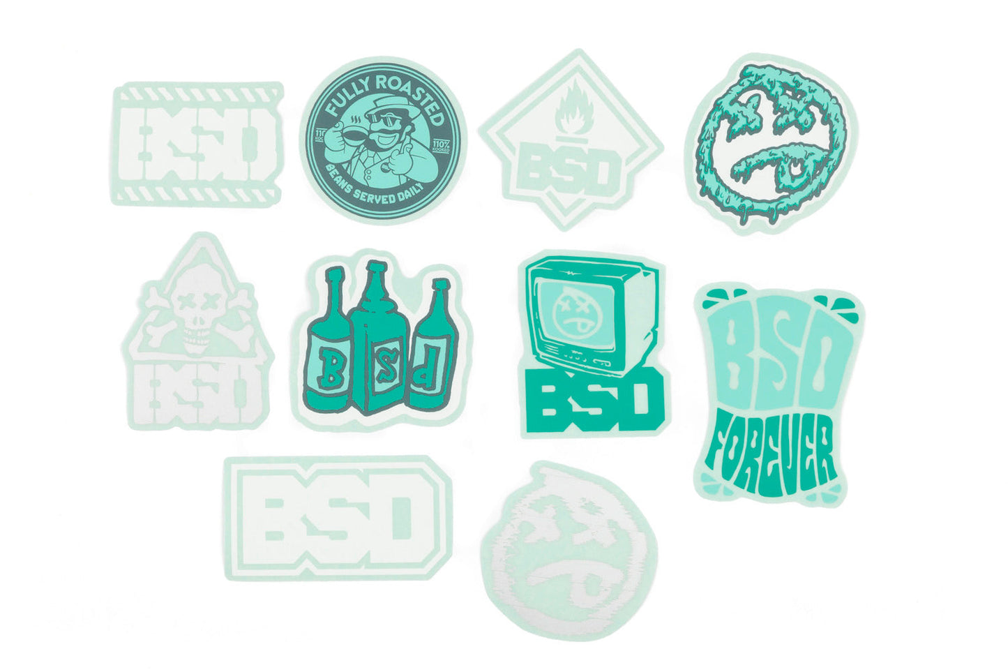 BSD Sticker Pack (2025) available at 5150bmx.com