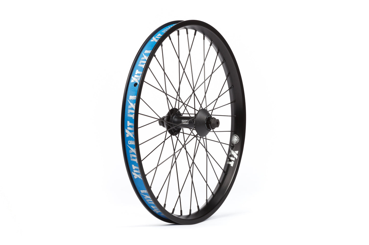 BSD XLT Front Street Front Wheel (Black) available at 5150bmx.com