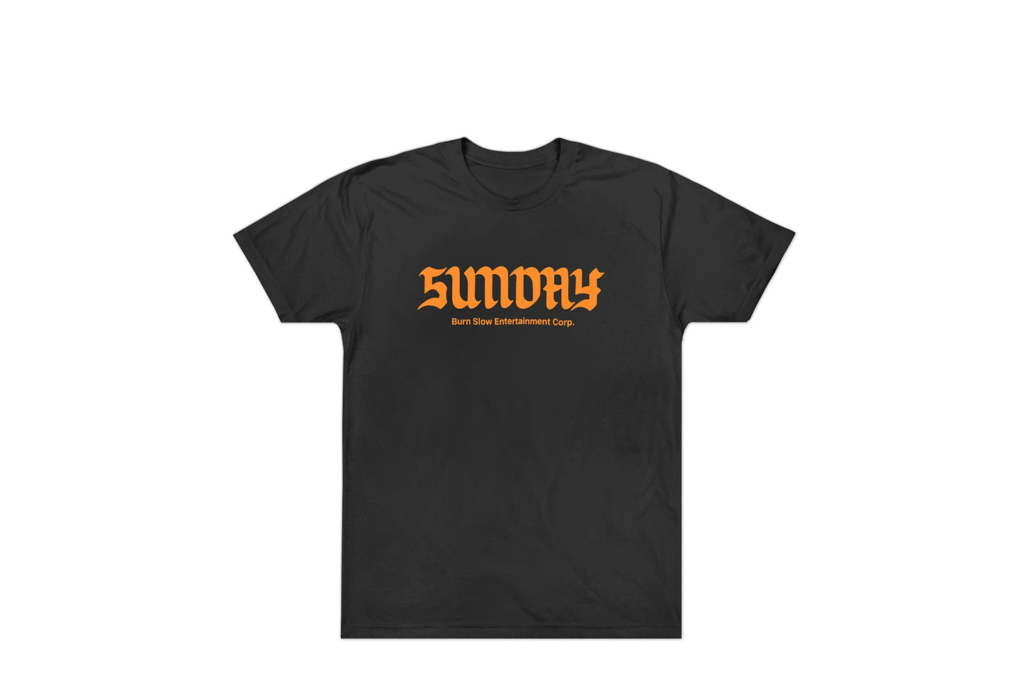 Sunday x Burn Slow Burnday Logo S/S (Black) available at 5150bmx.com