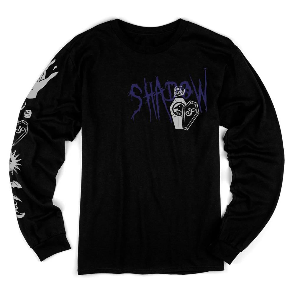 Shadow Invoke Long Sleeve Shirt - Black available at 5150bmx.com
