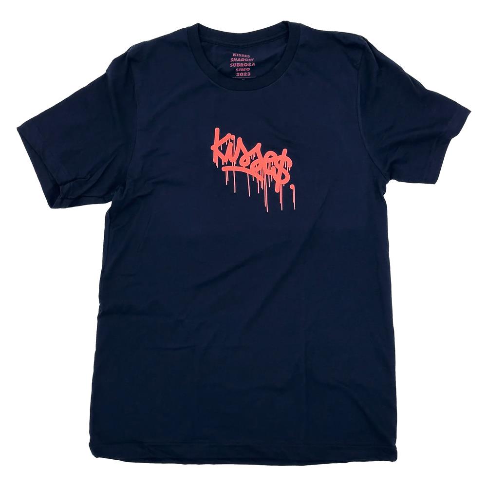 Shadow x Subrosa Kisses T-Shirt - Navy available at 5150bmx.com