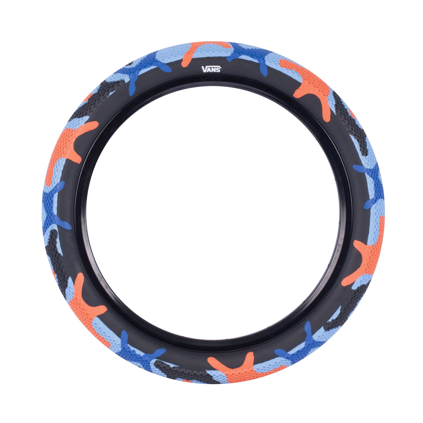 Vans x Cult Tire 20" / blue orange camo (single) available at 5150bmx.com
