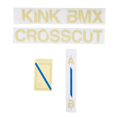 Crosscut Frame Decal Kit available at 5150bmx.com