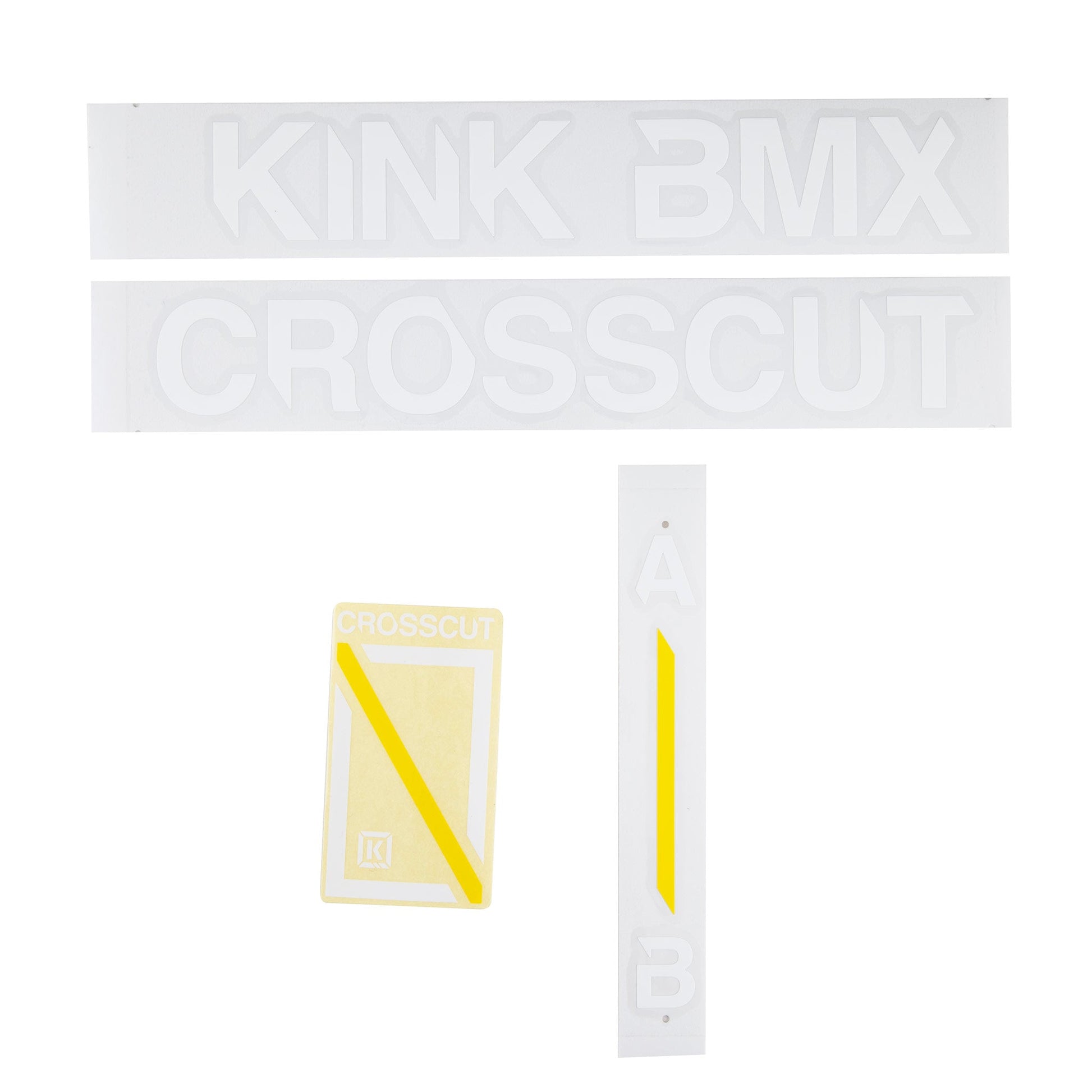 Crosscut Frame Decal Kit available at 5150bmx.com