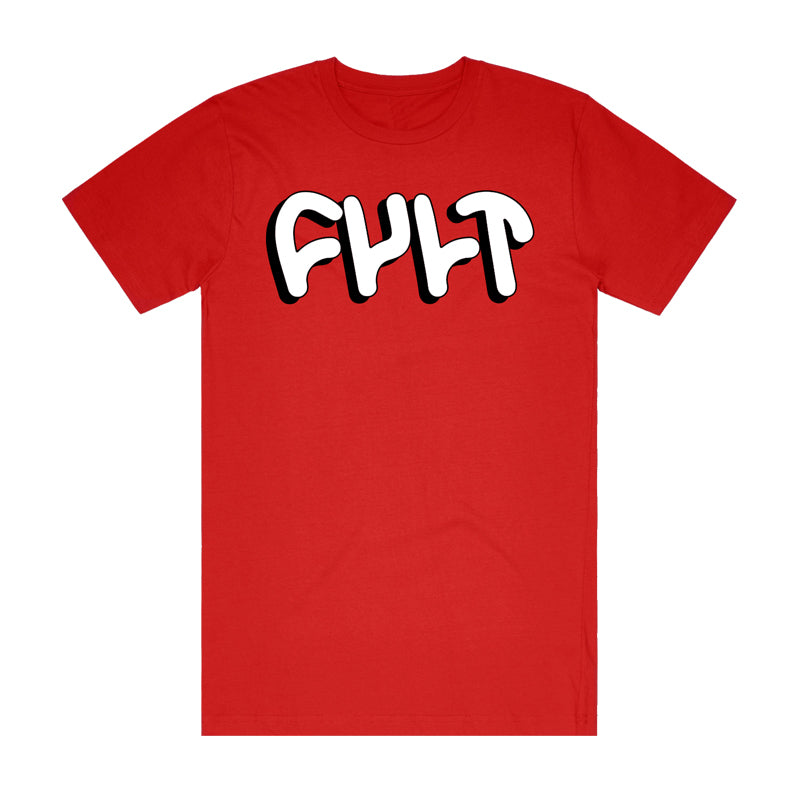 Drop Shadow Tee / red available at 5150bmx.com