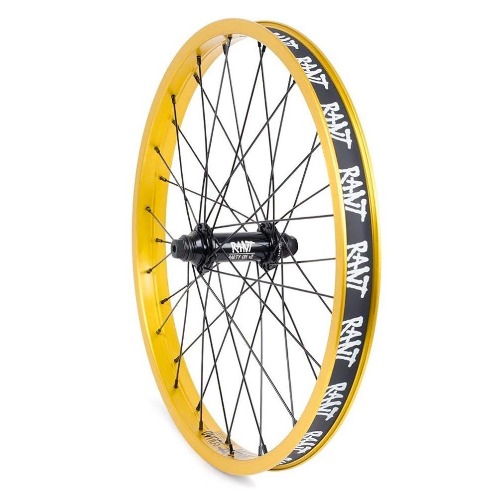 Rant Party On V2 Front Wheel available at 5150bmx.com