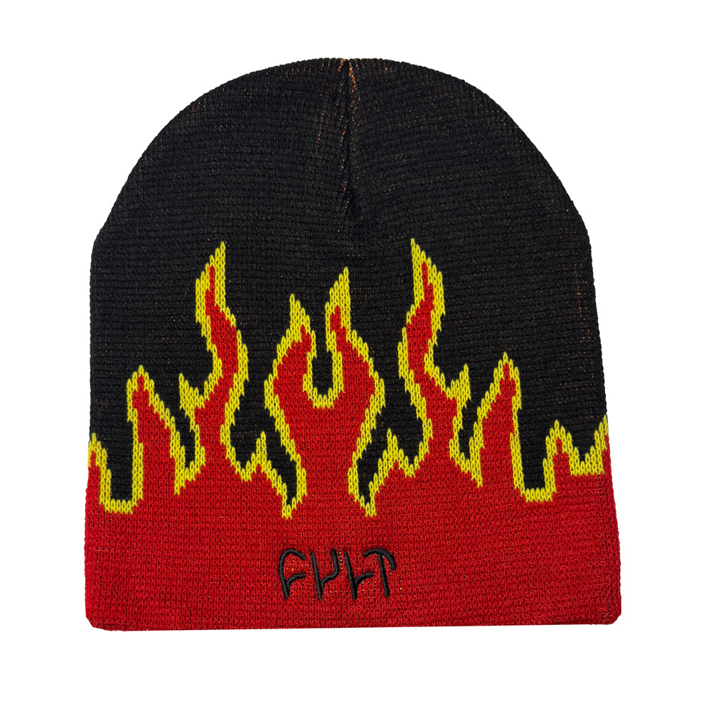 Flame Beanie / red available at 5150bmx.com