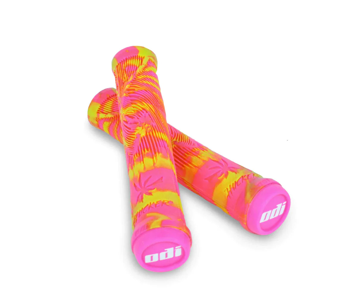 ODI HUCKER SIGNATURE GRIPS FLANGELESS available at 5150bmx.com