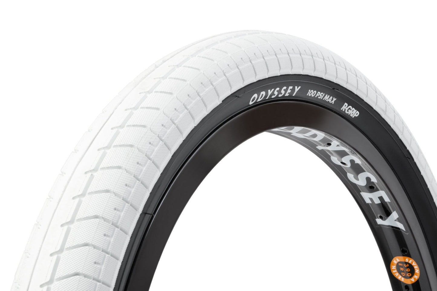 Odyssey Path Pro Tire (White) available at 5150bmx.com