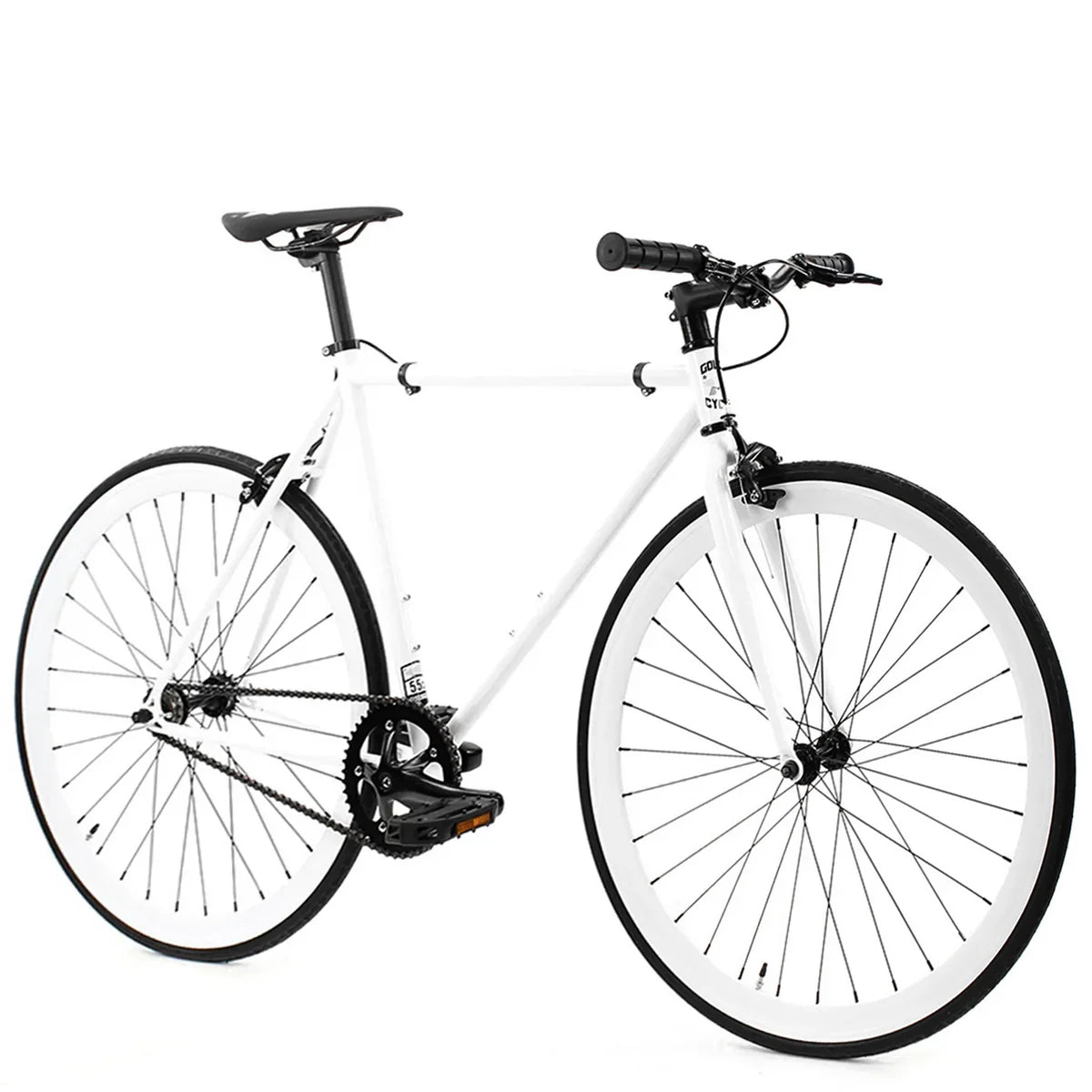 GOLDEN CYCLES KILO COMPLETE BIKE WHITE w/ WHITE RIMS (WEST COAST) available at 5150bmx.com