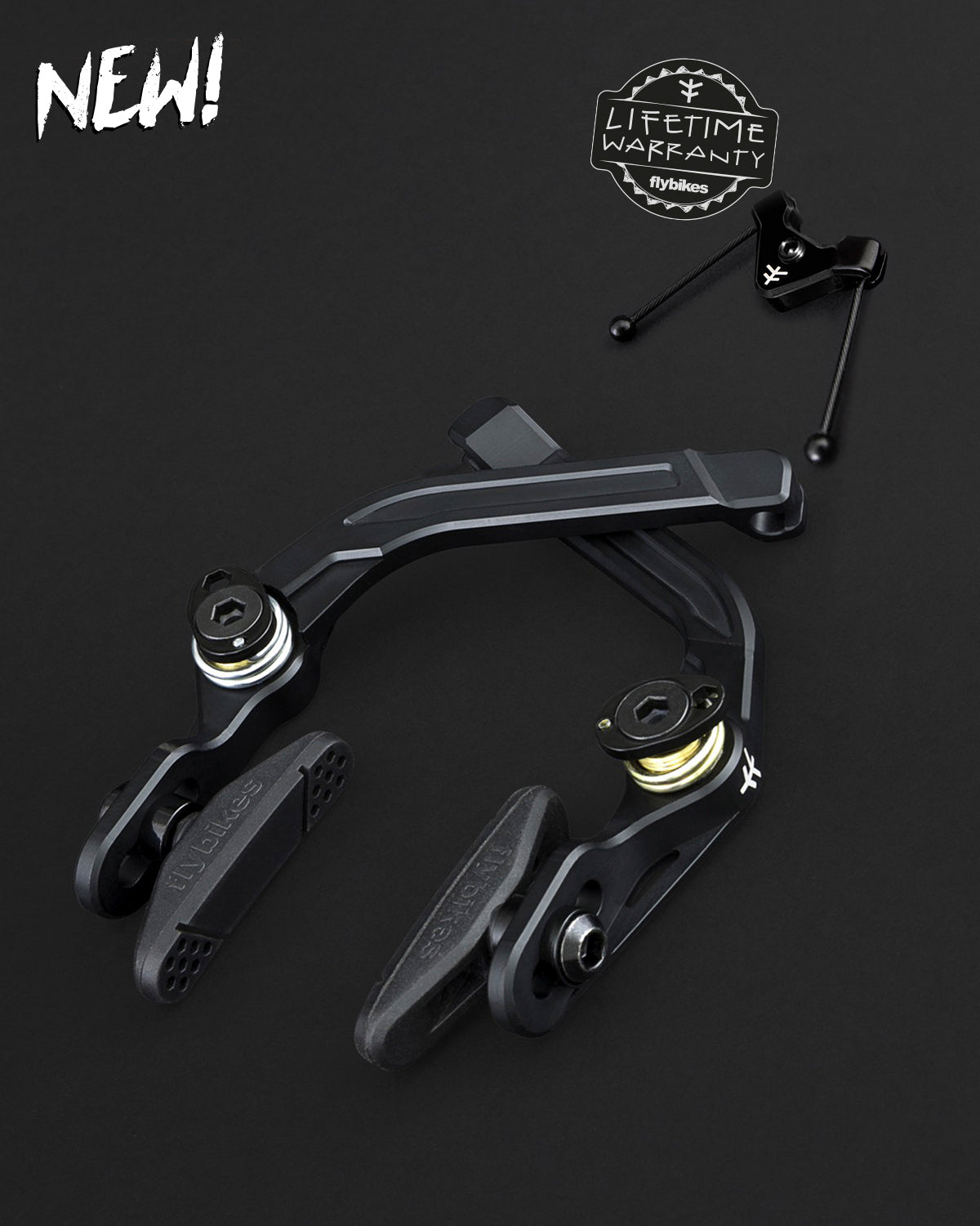 Fly Manual CNC Nano OG Brake (Flat Black)