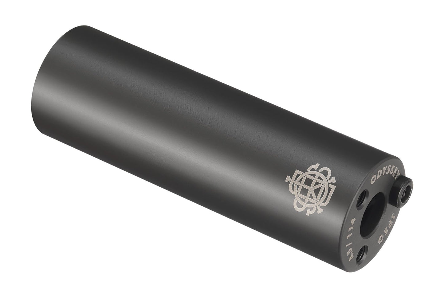 Odyssey JPEG 4.5" Steel Peg (Black) available at 5150bmx.com