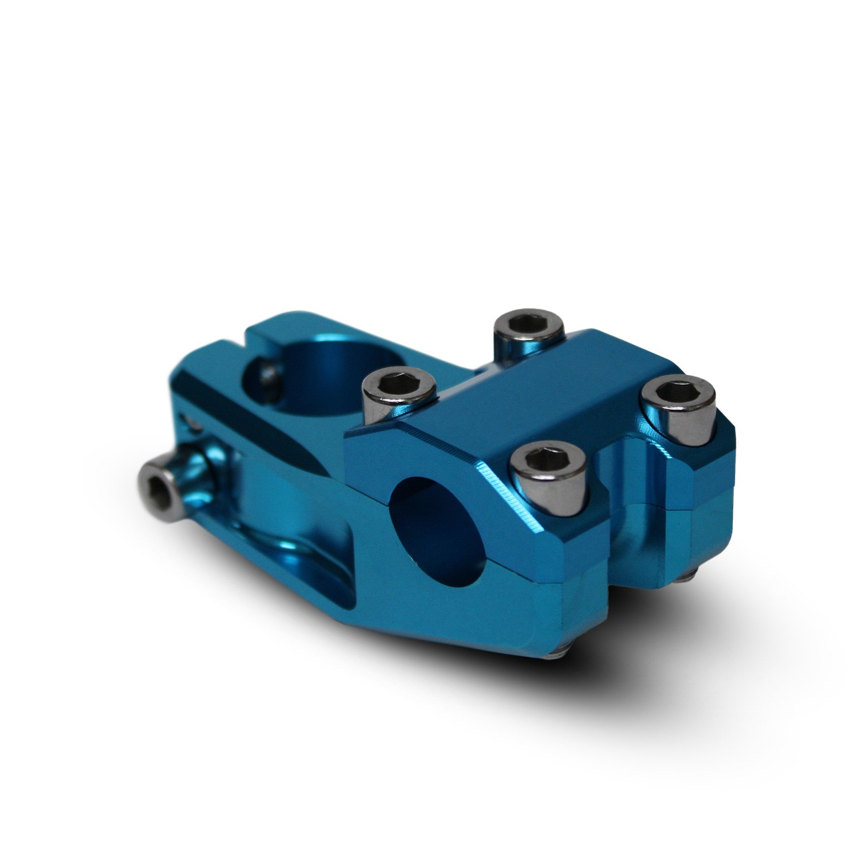 Blank CNC - Anodized Blue Stem available at 5150bmx.com