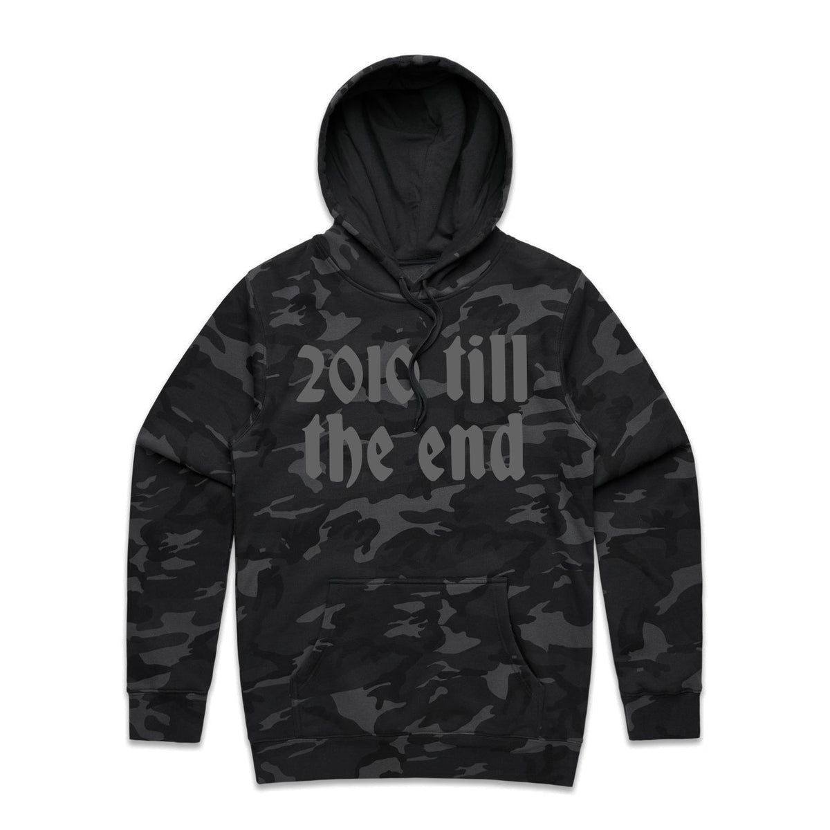 Till the End Hoodie / black camo available at 5150bmx.com
