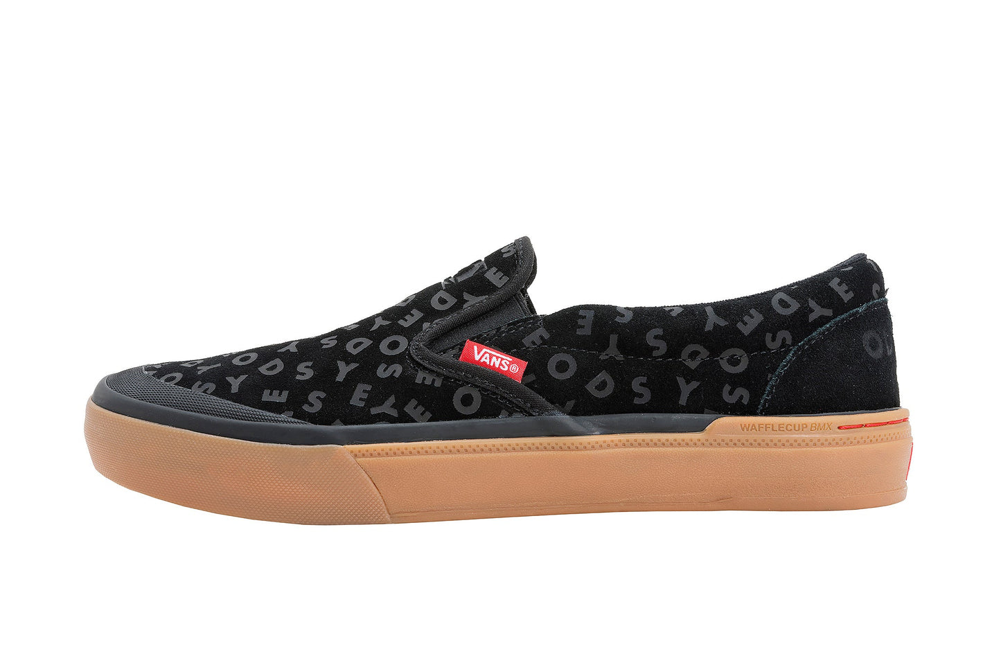Vans x Odyssey BMX Slip-On WaffleCup™ (Black / 40-Year Anniversary) available at 5150bmx.com