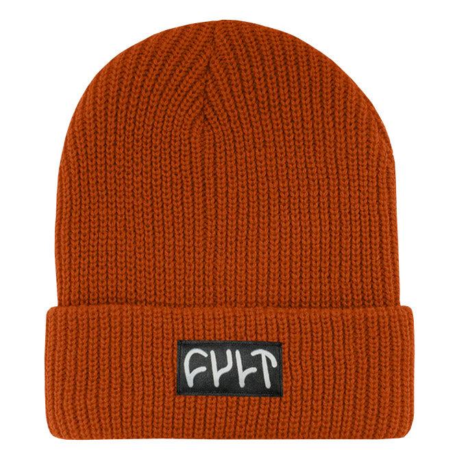 Witness Beanie / ribbed burnt orange available at 5150bmx.com