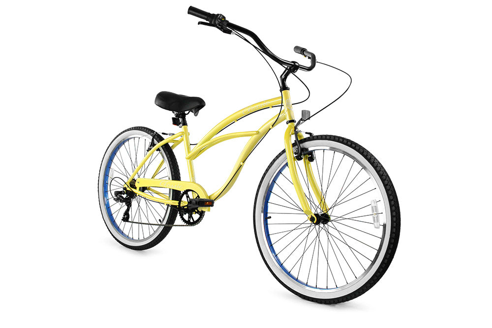 GOLDEN CYCLES 26" CLASSIC BEACH CRUISER WOMENS 7spd (click for more colors)
