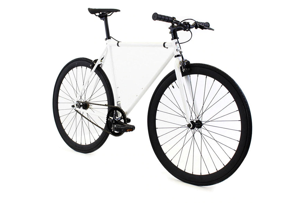 GOLDEN CYCLES SHOCKER COMPLETE BIKE WHITE