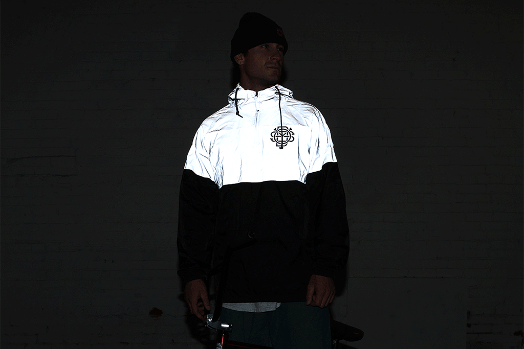 Quickstrike Monogram Reflective Windbreaker (Black/Reflective)
